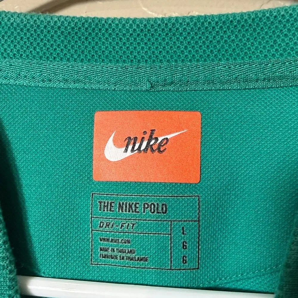 Nike Golf Tiger Woods Frank Polo Masters Green 2020 size large.